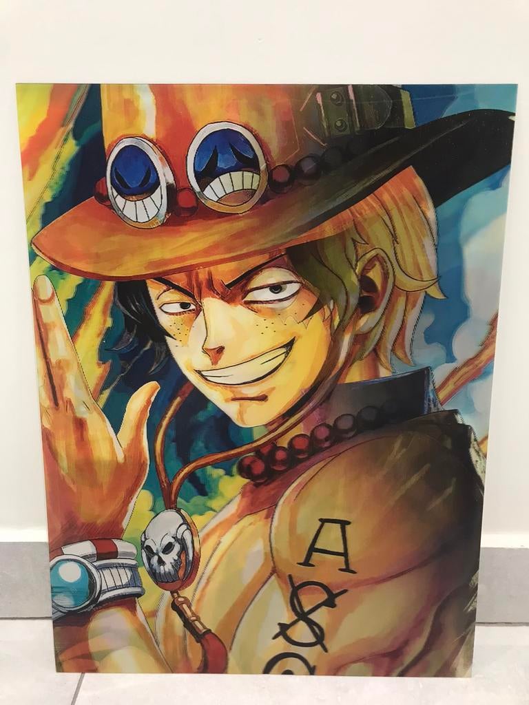 Poster 3D One Piece, Enlèvement ou Envoi, Rectangulaire vertical, A1 jusqu'à A3, Comme neuf