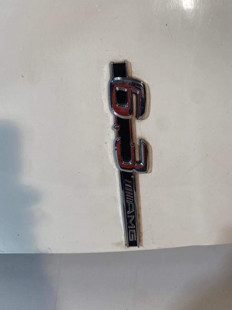 Linker voorspatbord look C63 AMG Mercedes klasse C w204 s204, Ophalen, Gebruikt, Voor, Mercedes-Benz