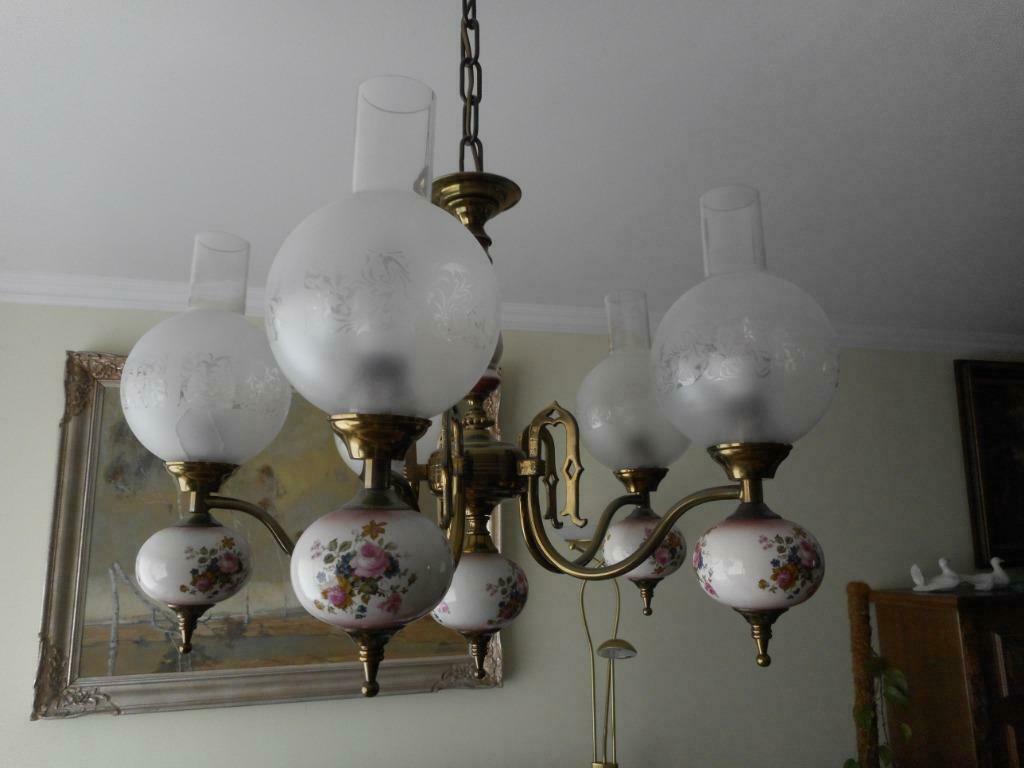 EQUIPAGE AERIEN 5 BRAS PORCELAINE, Antiquités & Art, Enlèvement