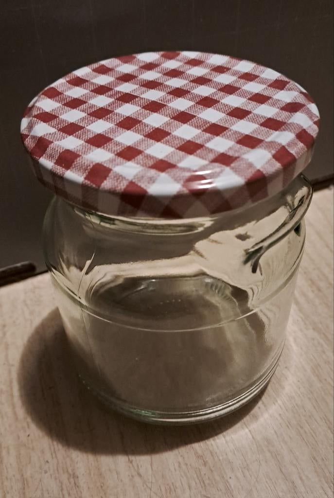 8 pots de confiture de +/_ 650gr, Maison & Meubles, Cuisine | Vaisselle, Enlèvement, Comme neuf