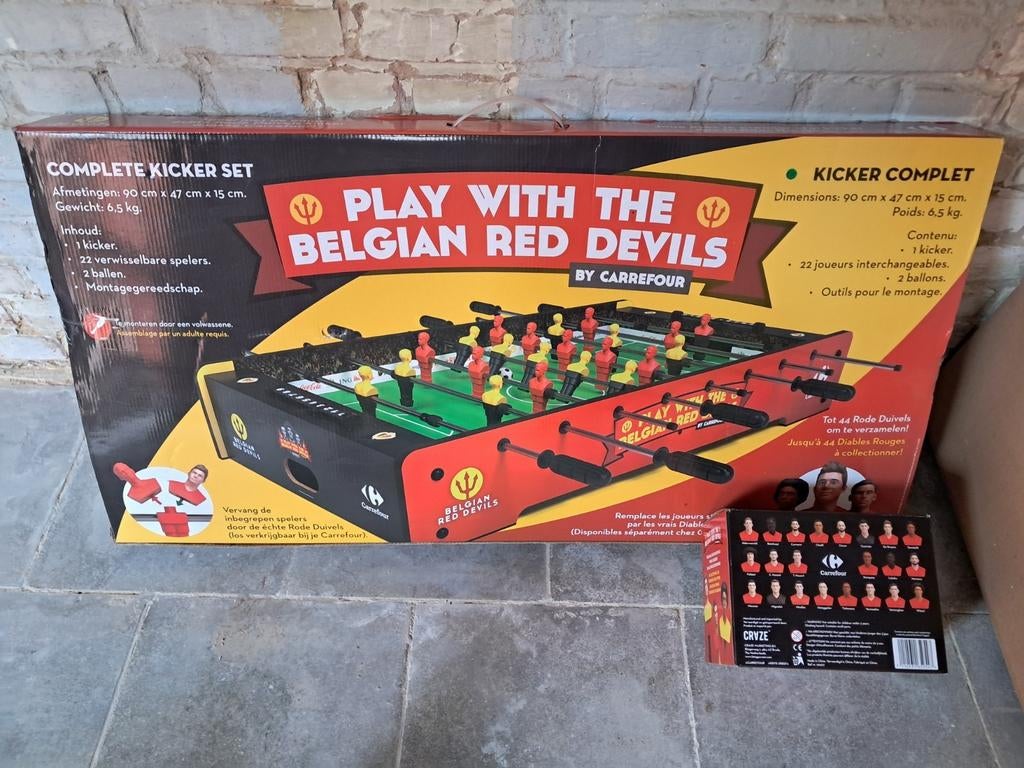 Rode Duivels kickertafel + Rode Duivels-spelers., Tickets en Kaartjes