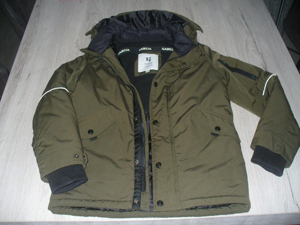 Warme winterjas Garcia maat 152 - 158, Kinderen en Baby's, Garcia Jeans, Ophalen of Verzenden, Zo goed als nieuw, Jongen