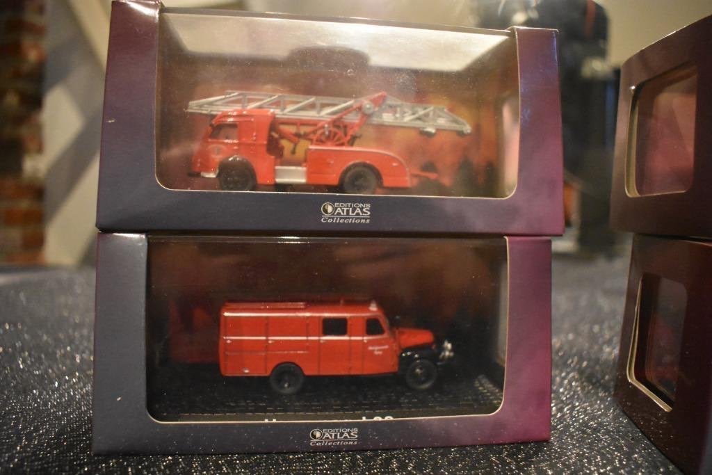 2x ATLAS - BRANDWEERWAGENS - Hanomag en Citroen, Ophalen of Verzenden, Nieuw