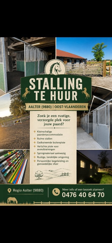 Weide/ stalling te huur, Stalling