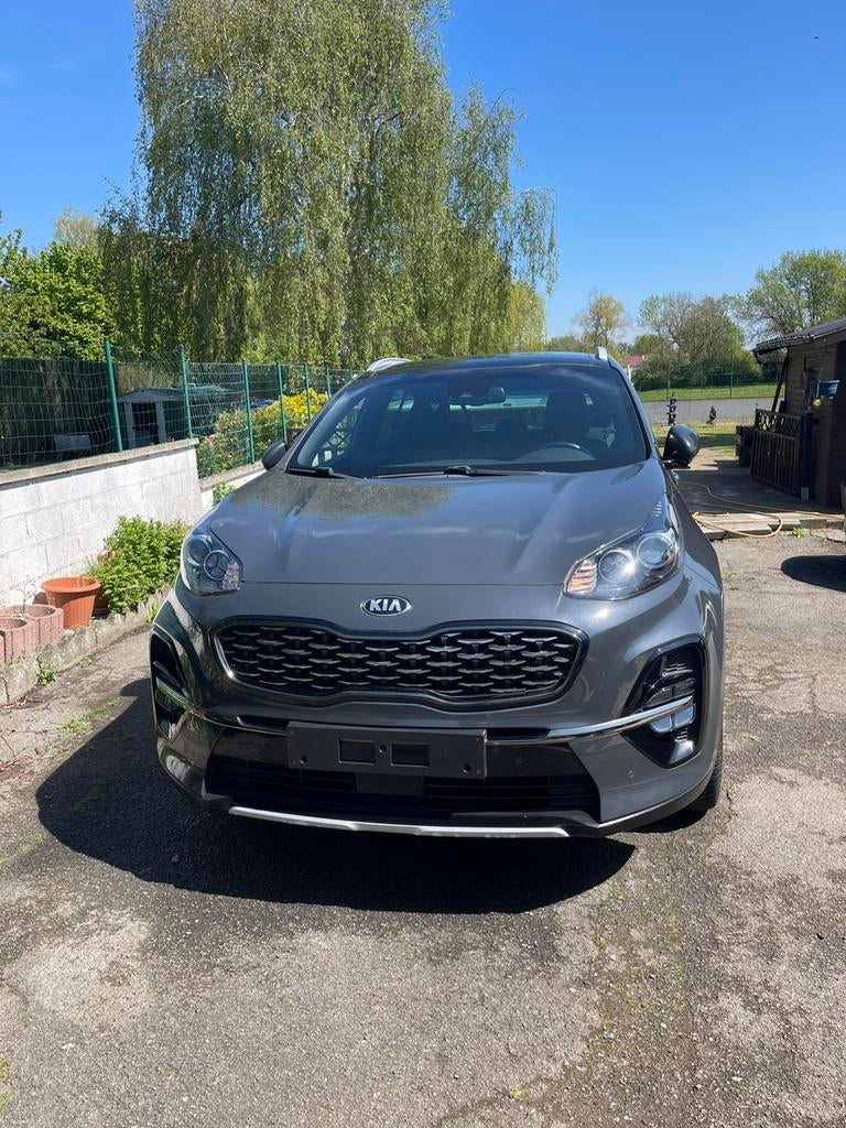 Kia Sportage GT Line CRDI 1.6 Automatique diesel 2019, Argent ou Gris, Euro 6, Entretenue par le concessionnaire, Noir