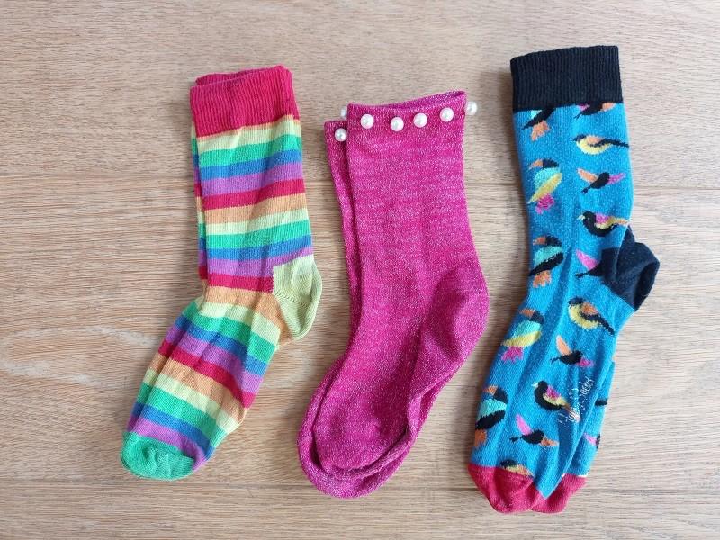 chaussettes Happy Socks - pointure 27-30, Ophalen, Gebruikt, Sokken