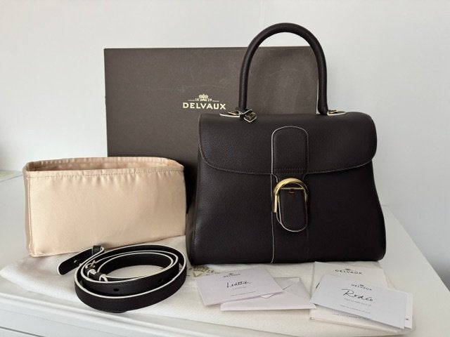 Delvaux Brillant MM s-rodeo calf Ebene doré, Bijoux, Sacs & Beauté, Sacs | Sacs Femme, Enlèvement, Neuf