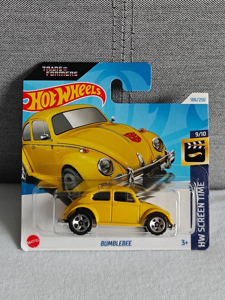Hot Wheels Transformers Bumblebee Geel Volkswagen Beetle, Ophalen of Verzenden, Nieuw, Auto