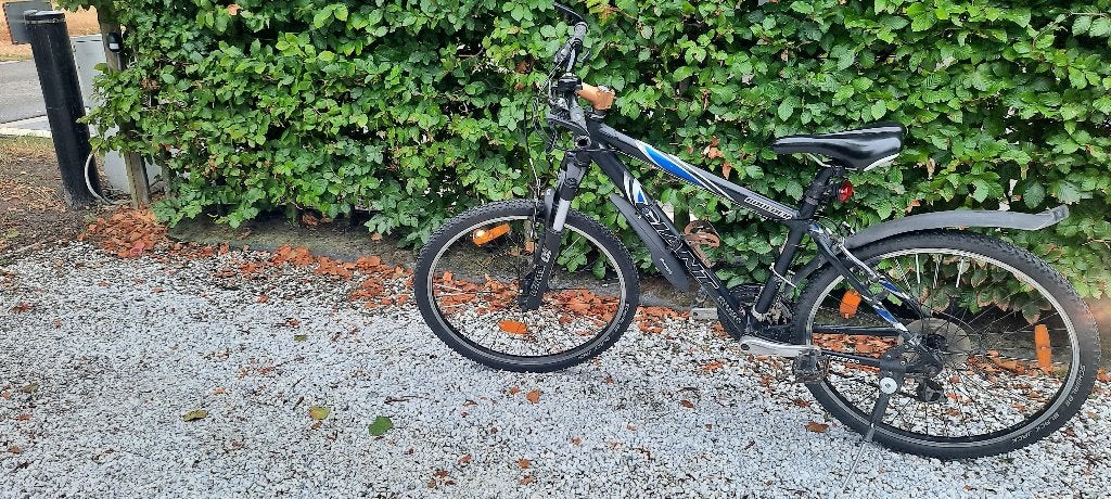 Giant boulder mountainbike 26 inch, Gebruikt, Velgrem, Versnellingen, Giant