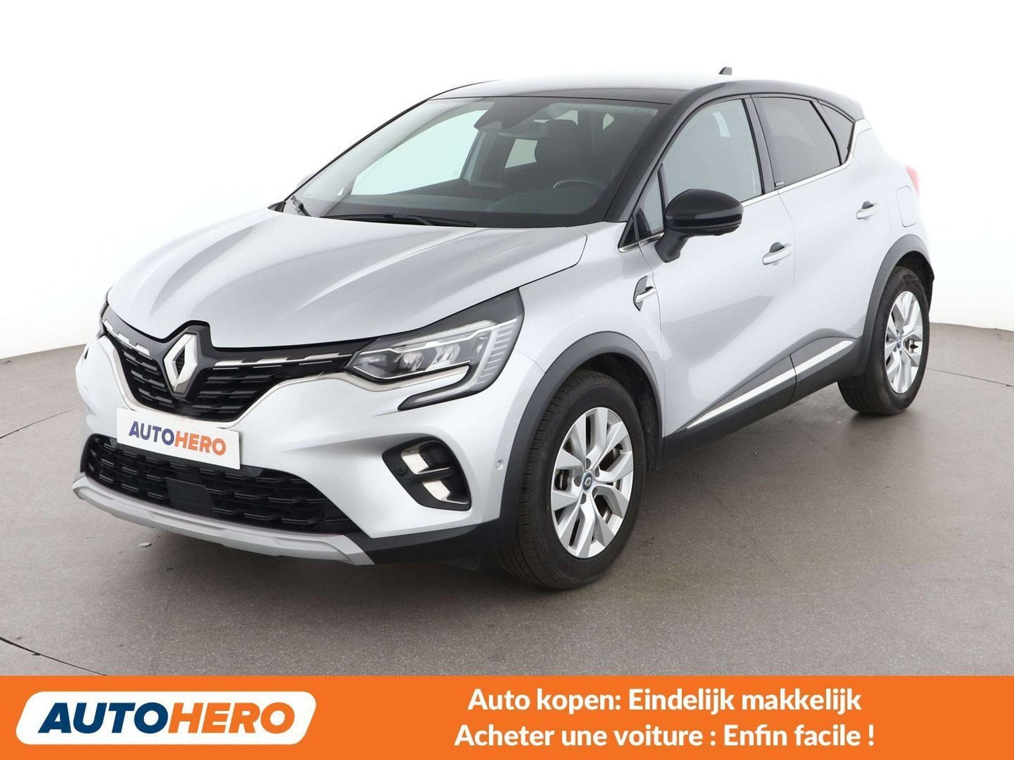 Renault Captur 1.6 Hybrid E-Tech Intens (automatique), Autos, Cuir, Argent ou Gris, Achat, Euro 6