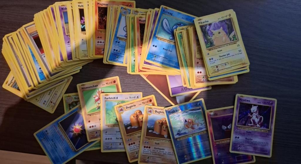 Pokemon kaarten evolutions set, Ophalen of Verzenden, Gebruikt, Meerdere kaarten, Foil