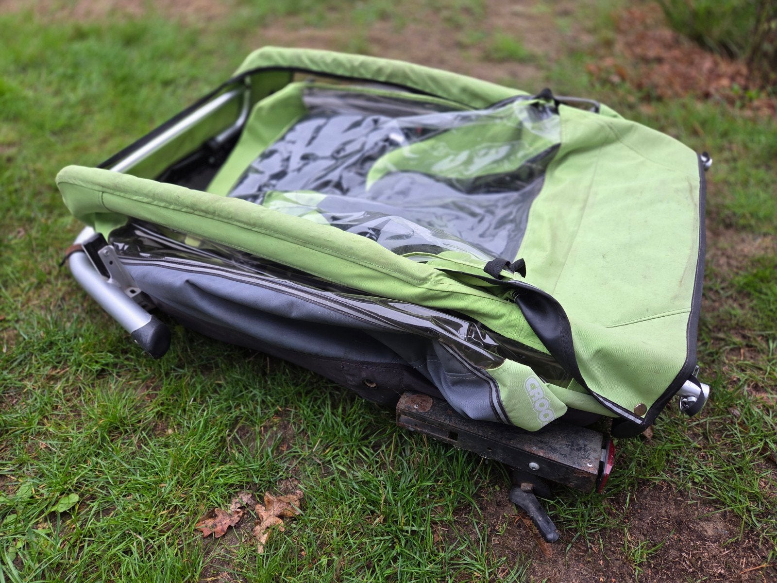 Fietskar Croozer, 2 kinderen, Fietsen en Brommers, Gebruikt, Opvouwbaar, Ophalen of Verzenden, Kinderkar