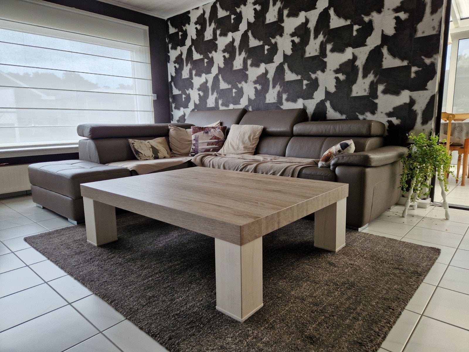 Salontafel met hoekzetel te koop, Ophalen