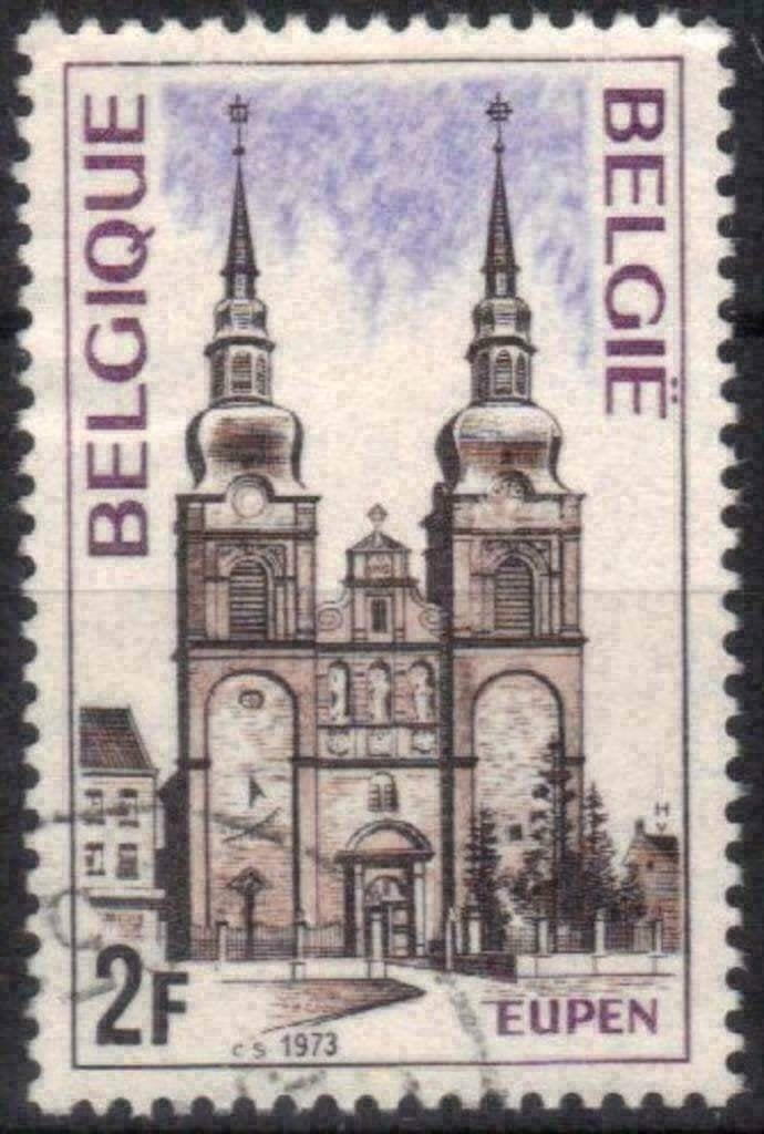 Belgique 1973 - Yvert 1678/OBP 1685 - Tourisme - Eupen (ST), Timbres & Monnaies, Envoi, Affranchi, Oblitéré