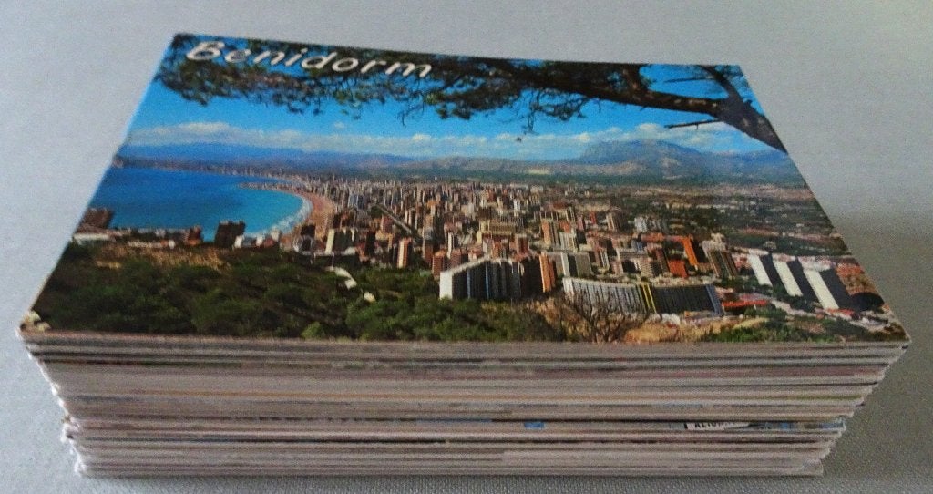 105 POSTKAARTEN VAN BENIDORM, SPANJE, Verzenden, Gelopen, Spanje