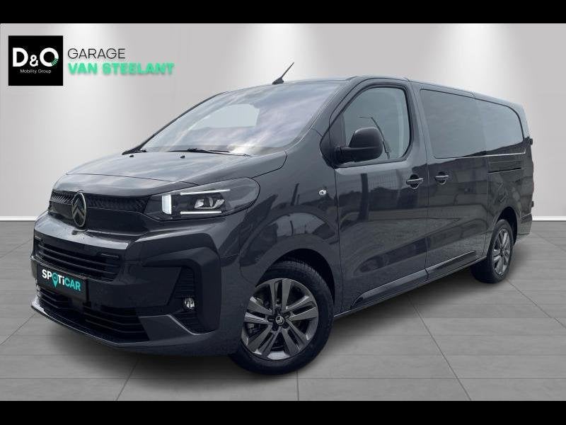 Citroen Jumpy Combi Double Cabine Luxury -5PL-LEDER-GPS-VISI, Autos, Argent ou Gris, Achat, Euro 6, 2184 cm³