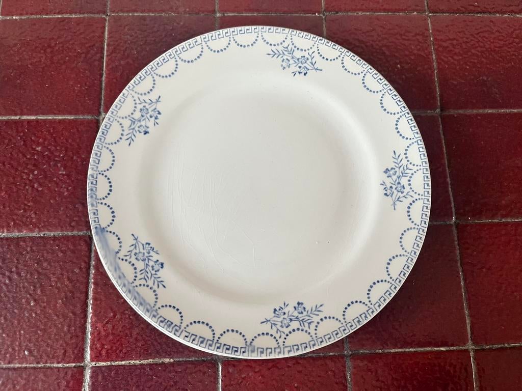 4 Franse vintage dessertbordjes St Amand 2588, Antiek en Kunst, Ophalen of Verzenden