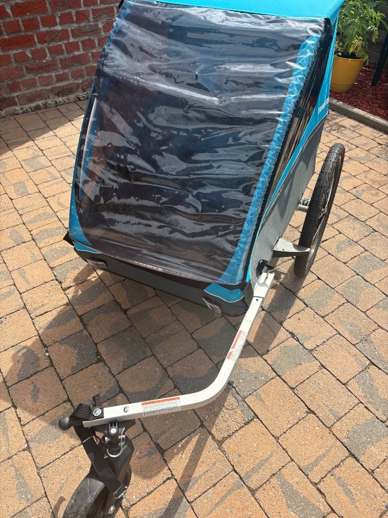Thule poussette vélo, Vélos & Vélomoteurs, Enlèvement, Comme neuf, Remorque pour enfant, Thule