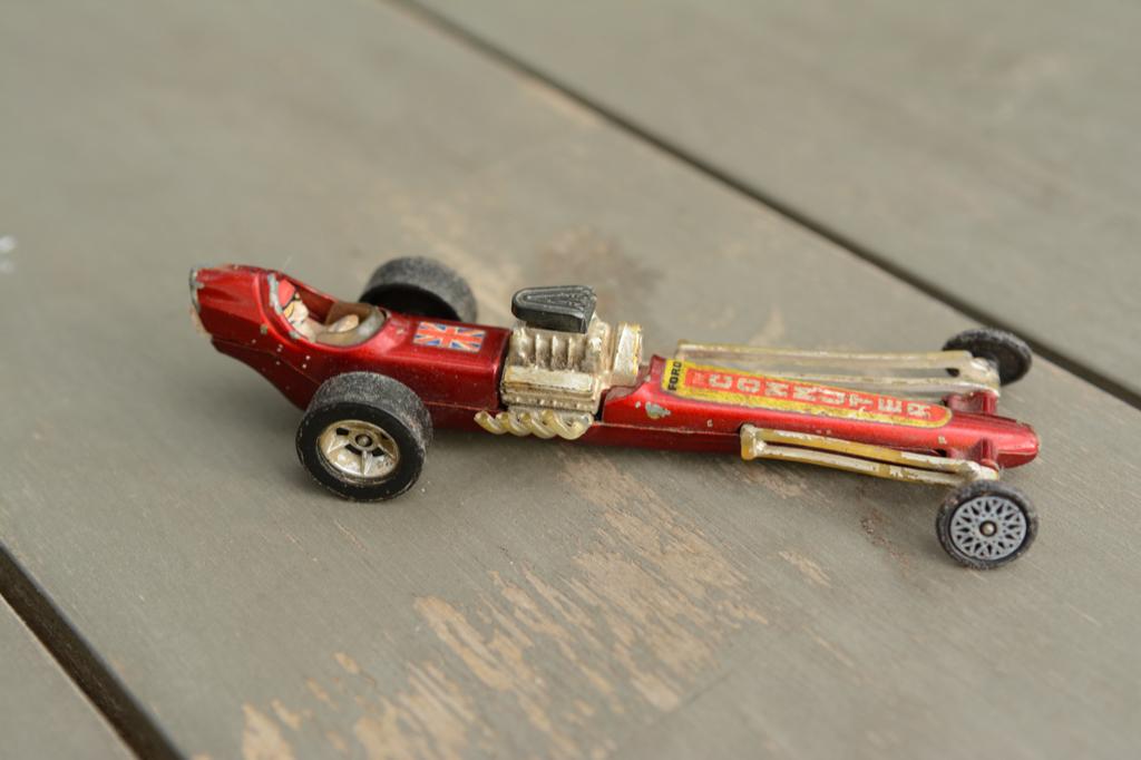 Corgi Toys Commuter Dragster rode Whizzwheels Vintage, Verzenden, Gebruikt, Auto, Corgi