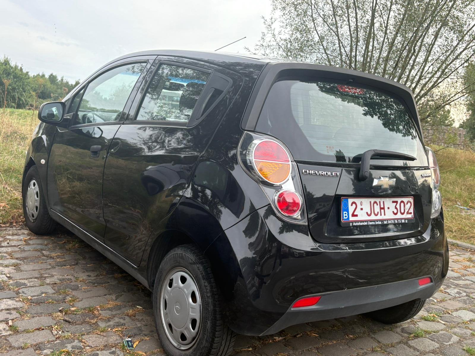 Chevrolet Spark Benzine Met keuring 135.000 km, Auto's, Chevrolet, Zwart, 5 deurs, Particulier, Stadsauto