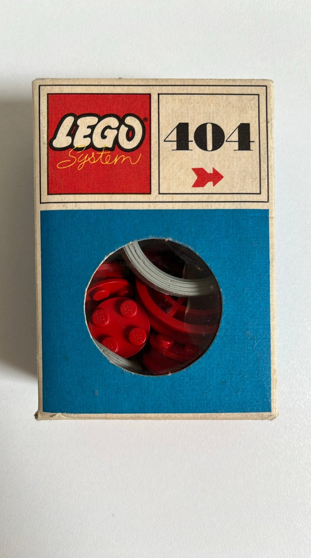 Lego system 404-2 wielen, Overige thema's, Lego, Nieuw, Ophalen of Verzenden