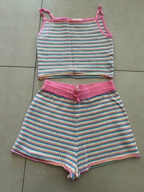 Setje Camille 9 jaar, Enfants & Bébés, Vêtements enfant | Taille 134, Enlèvement ou Envoi, Ensemble, Comme neuf, Camille