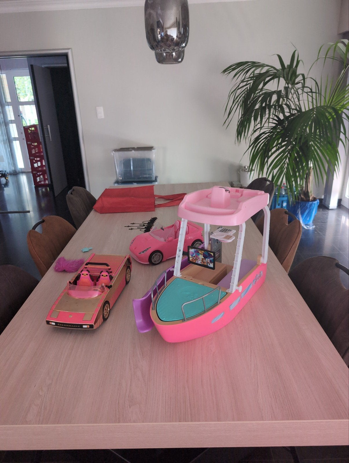 Barbie boot, Kinderen en Baby's, Speelgoed | Poppen, Ophalen, Gebruikt, Barbie