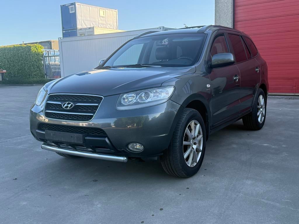 Hyundai SantaFe 2.2crdi 4x4 Automatique, Cuir, Argent ou Gris, Entreprise, Noir