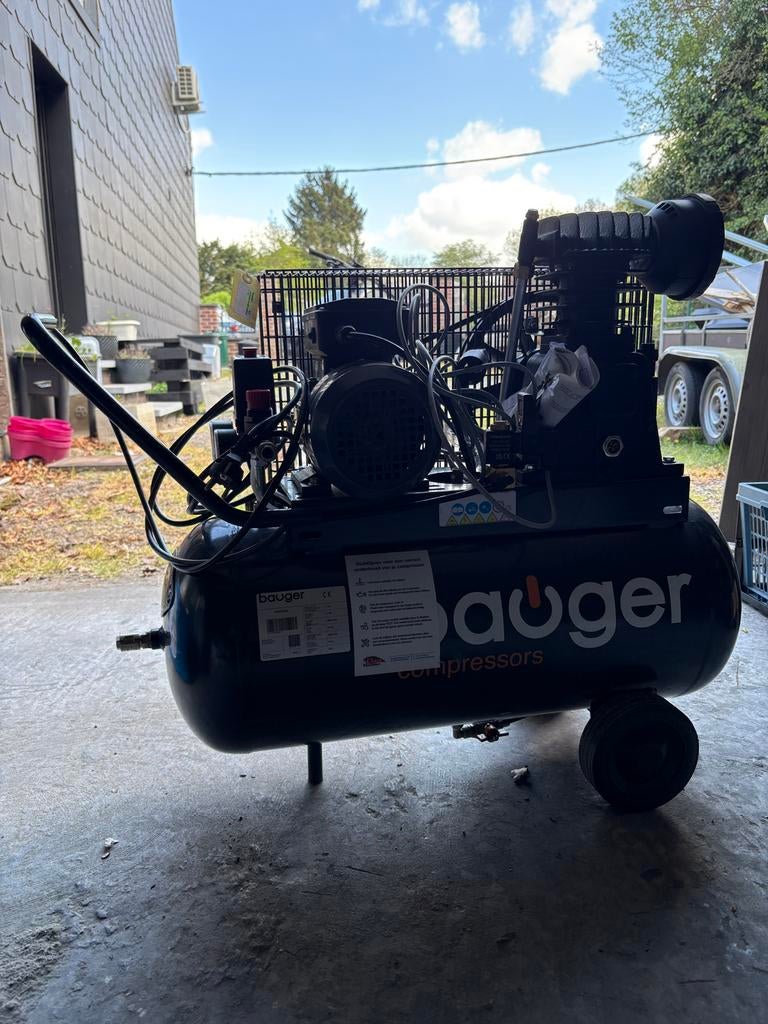 Compresseur bauger 50l, Comme neuf, Enlèvement, 6 à 10 bars, 200 à 400 litres/min