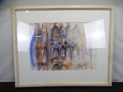 mooie aquarel   Venetië, Antiquités & Art, Enlèvement, Papier/carton, Aquarelle, Paysage urbain