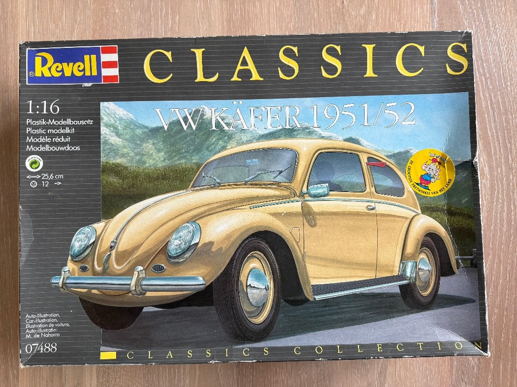 VW Kever 1951/52 schaal 1/16, Auto, Revell, Groter dan 1:32, Ophalen of Verzenden