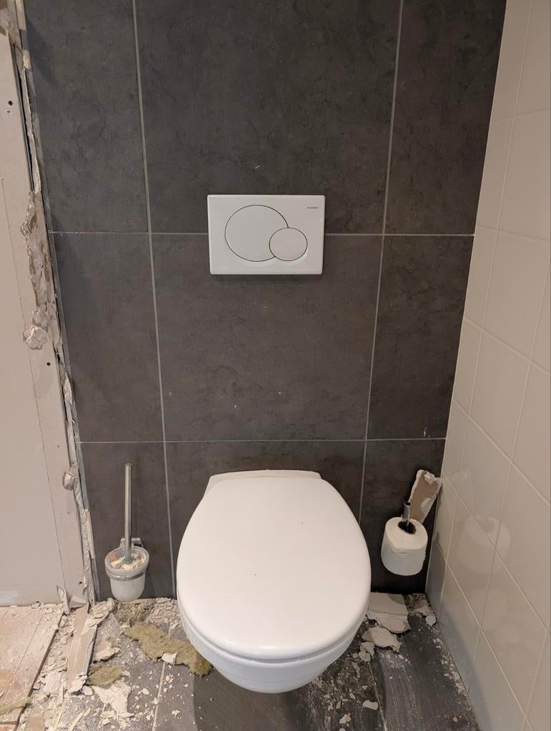 Wc Geberit inbouw., Ophalen