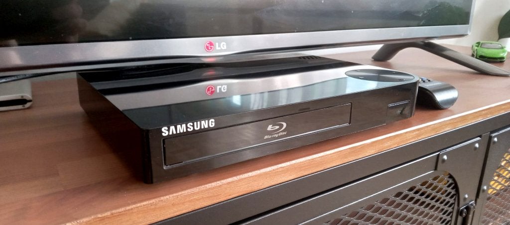 Samsung Blu-ray-speler + afstandsbediening, Audio, Tv en Foto, Ophalen, Zo goed als nieuw, Samsung, Wi-Fi