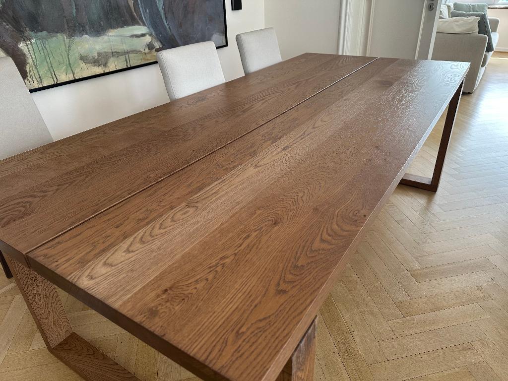 Table ikea MÖRBYLÅNGA, Comme neuf, 100 à 150 cm, Enlèvement, Chêne