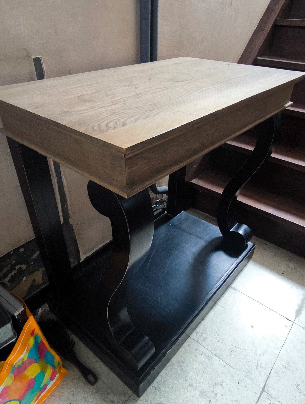 Mooi stevige consoletafel 'Portobello', Ophalen, Gebruikt, Hout