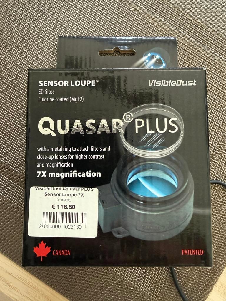 Quasar plus sensor cleening, Ophalen, Zo goed als nieuw