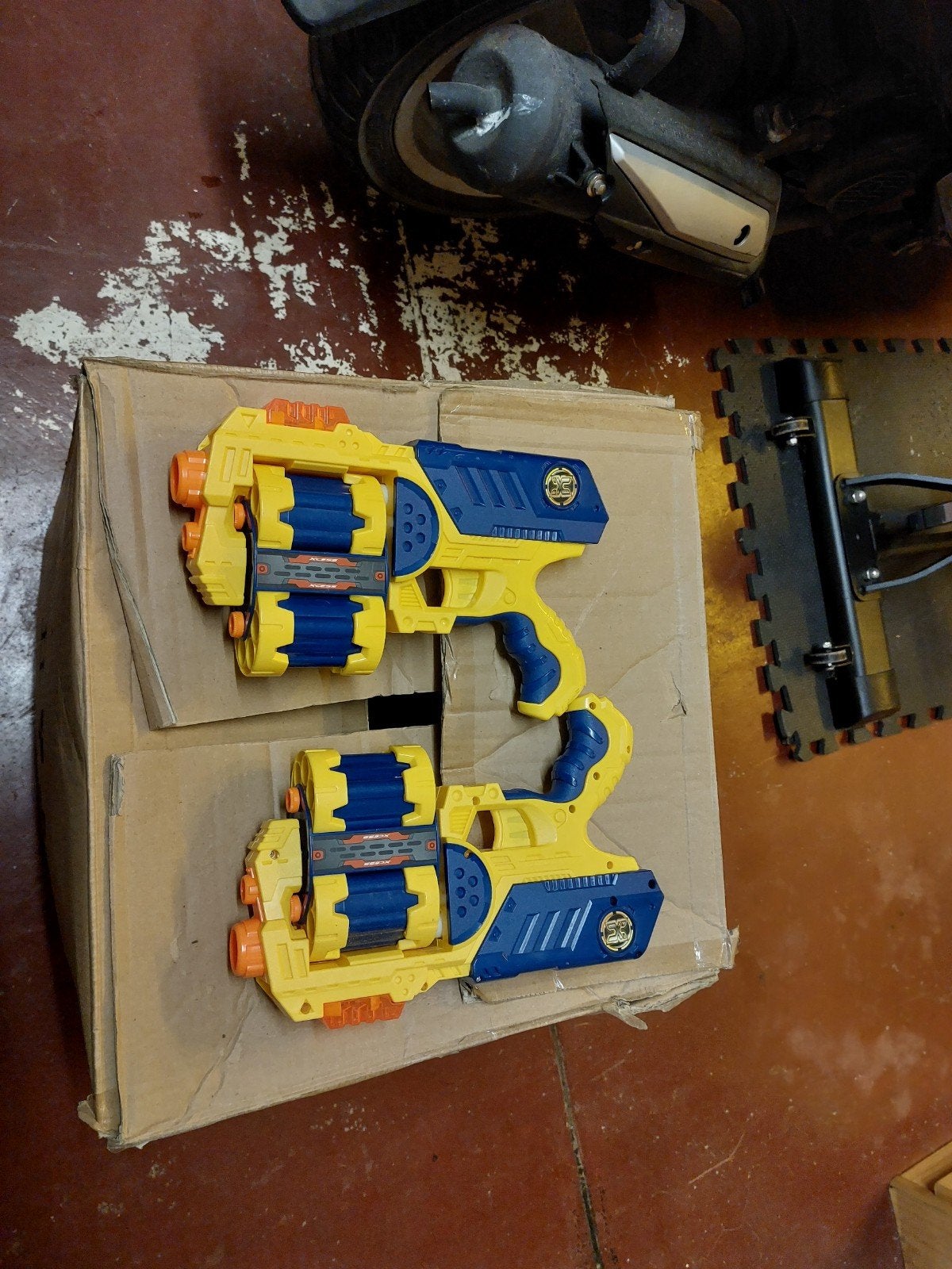 Pistolet à Nerf Elite, Enlèvement