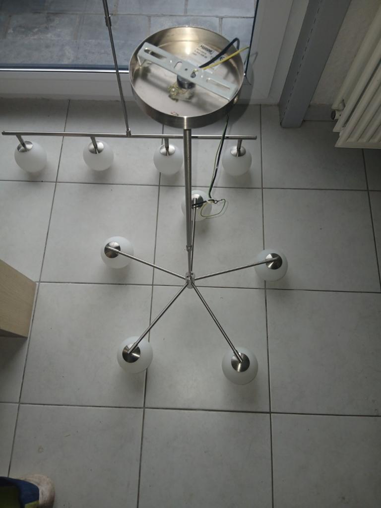 2 moderne lusters, Huis en Inrichting, Lampen | Kroonluchters, Ophalen