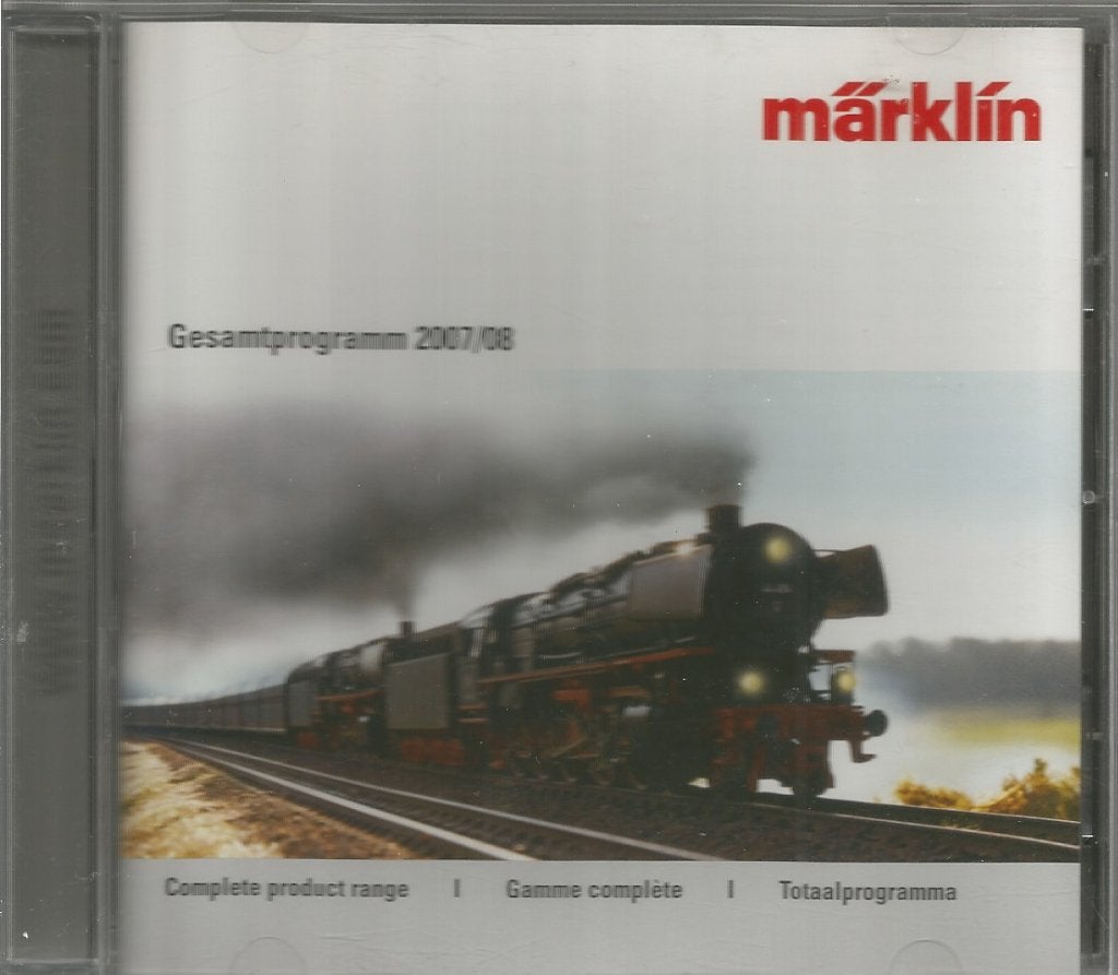 Programme complet sur CD-Rom Märklin 2007-2008, Hobby & Loisirs créatifs, Enlèvement ou Envoi, Courant alternatif, Livre, Revue ou Catalogue