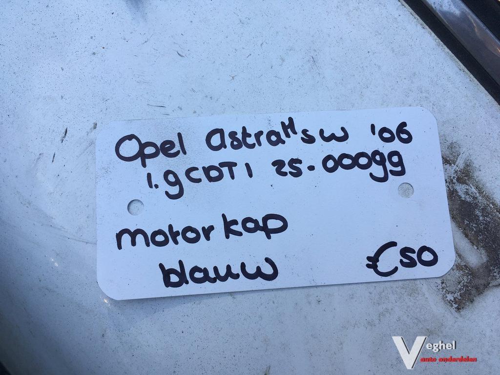 Opel Astra H Sw 1.9 cdti 2006 2500099   Motorkap, Auto-onderdelen, Carrosserie, Motorkap, Gebruikt, Ophalen