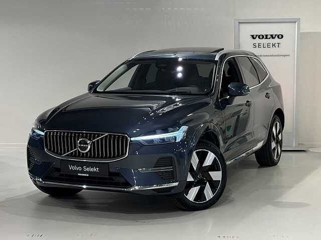 Volvo XC60 T8 Recharge Ultra Bright + 20 inch, Auto's, Volvo, 1969 cc, Blauw, Bedrijf, Hybride Elektrisch/Benzine
