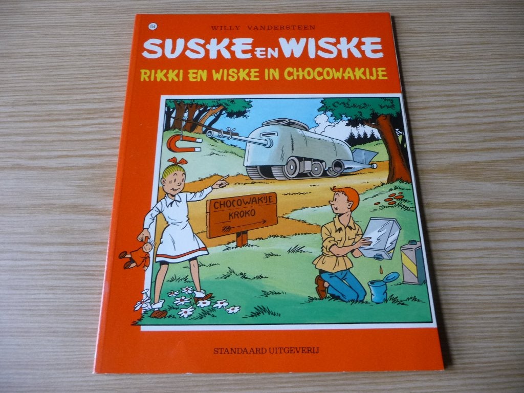 Suske & Wiske 154. Rikki en Wiske in Chocowakije 1985 €4, Boeken, Willy Vandersteen, Eén stripboek, Nieuw, Ophalen of Verzenden