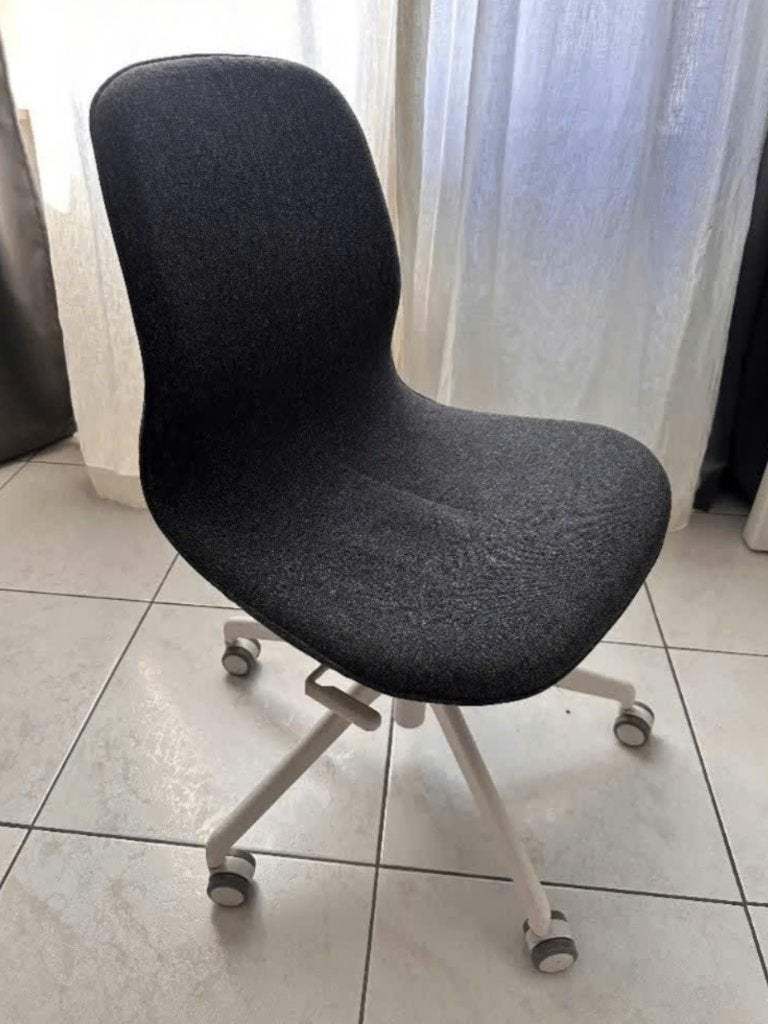 Chaise de bureau IKEA Langfjall – Excellent état, Gris, Comme neuf, Enlèvement, Chaise de bureau