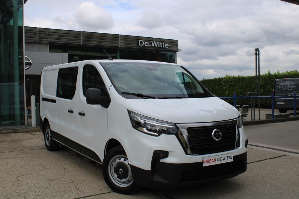 Nissan Primastar Dubbele Cabine L2H1 150pk DCT N-Connecta, Automaat, Parkeersensor, Stof, Wit
