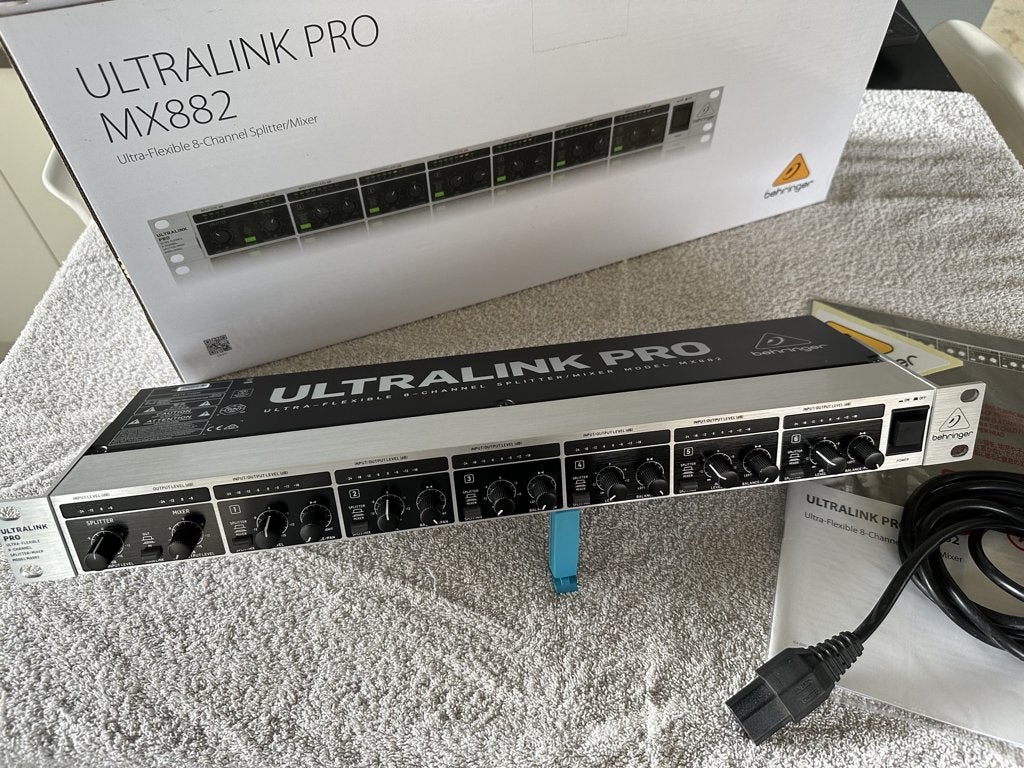 Mixer MX882 Behringer 8 kanaal, Muziek en Instrumenten, Ophalen of Verzenden, Zo goed als nieuw, 5 tot 10 kanalen