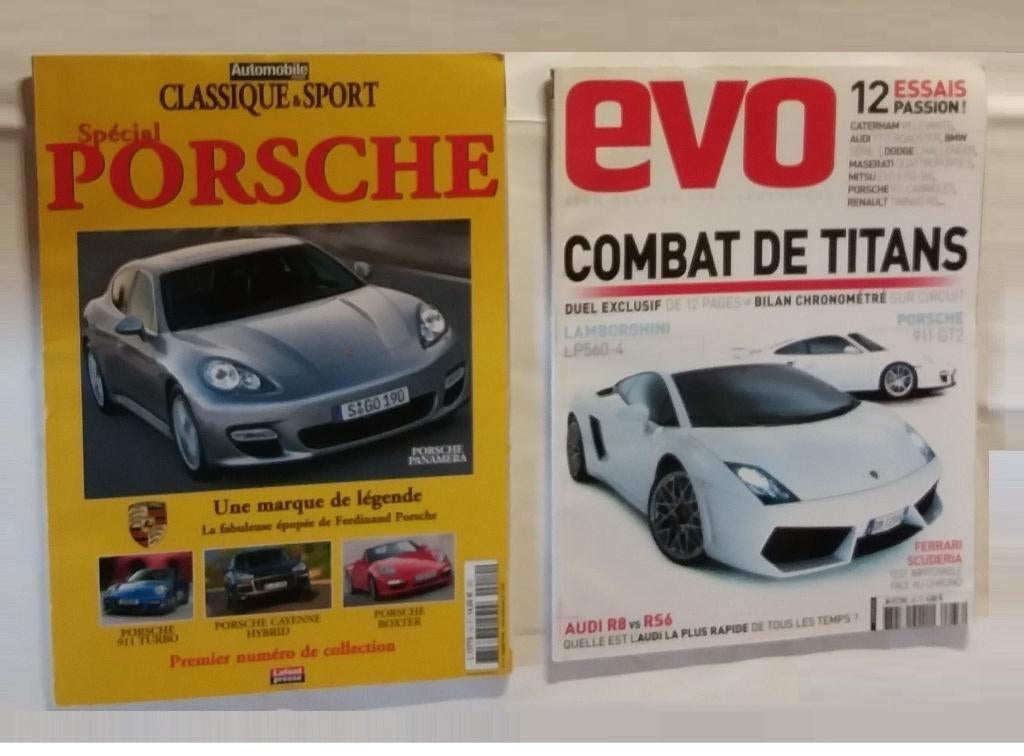 Fiches cartes et magazines automobiles (Porsche, Ferrari, .., Ophalen of Verzenden, Ferrari