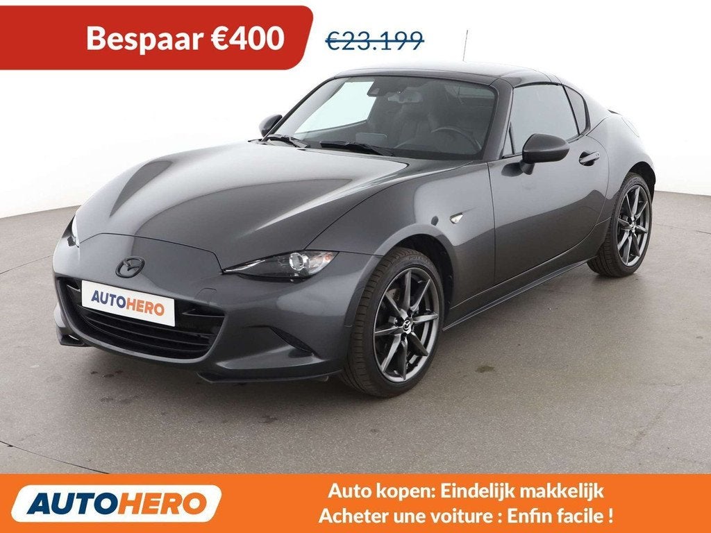 Mazda MX-5 2.0 Ignition RF (année de construction 2017), Autos, Mazda, Cuir, Argent ou Gris, Achat, 2 places