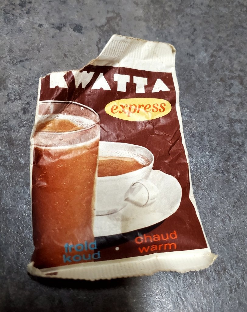 Emballage sachet cacao Kwatta Bois d'Haine., Enlèvement, Utilisé, Emballage