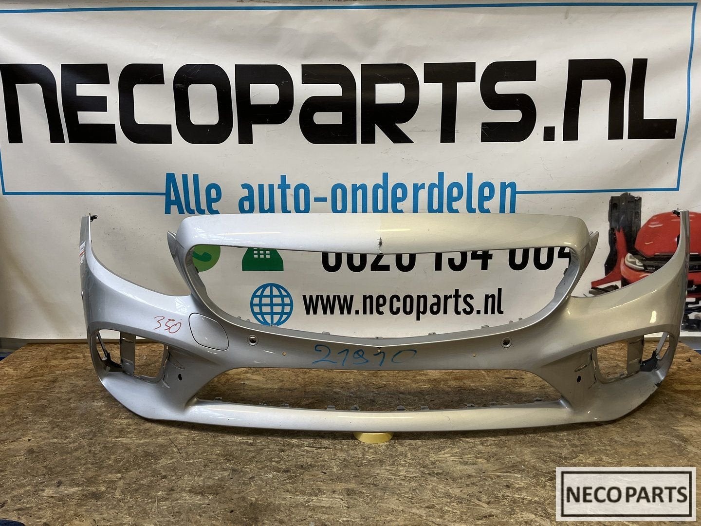 MERCEDES C KLASSE W205 ELEGANCE VOORBUMPER BUMPER ORIGINEEL, Gebruikt, -, Ophalen of Verzenden, -