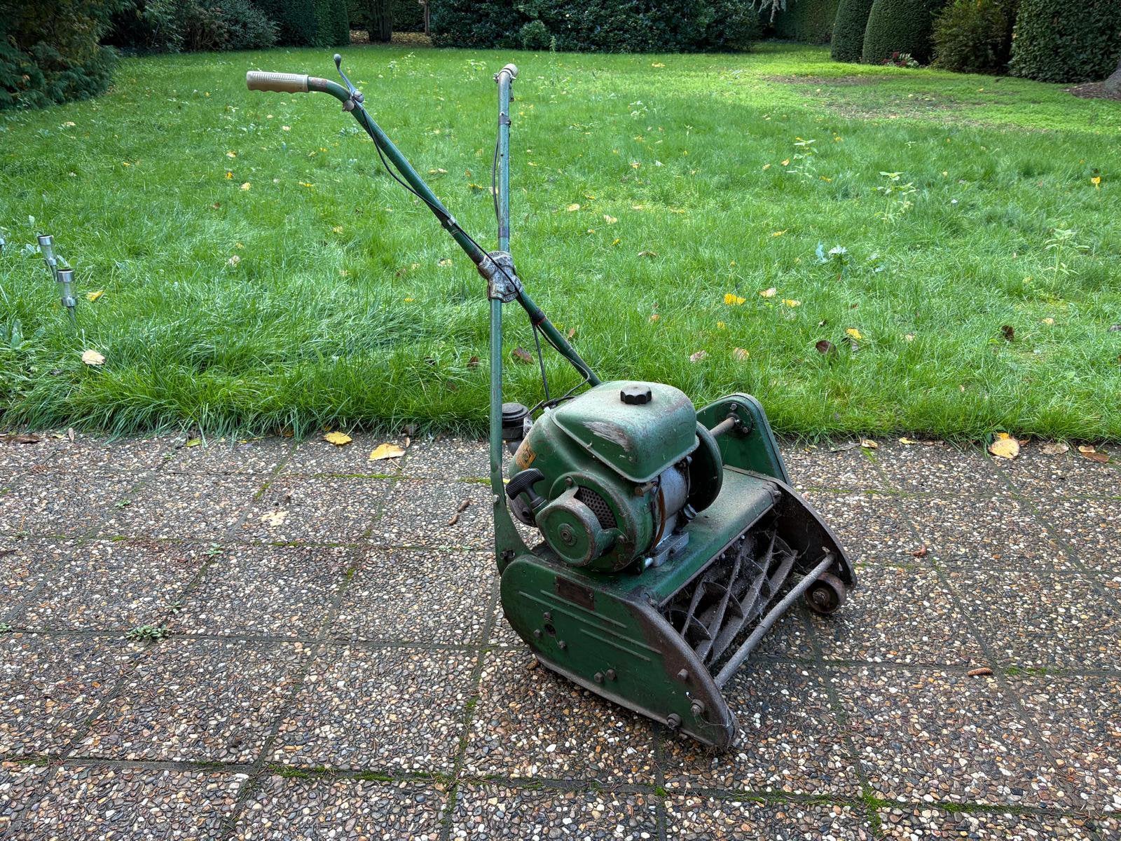 Ramsons avec bak, Jardin & Terrasse, Enlèvement, Utilisé, Tondeuses à gazon à essence, Bac de ramassage